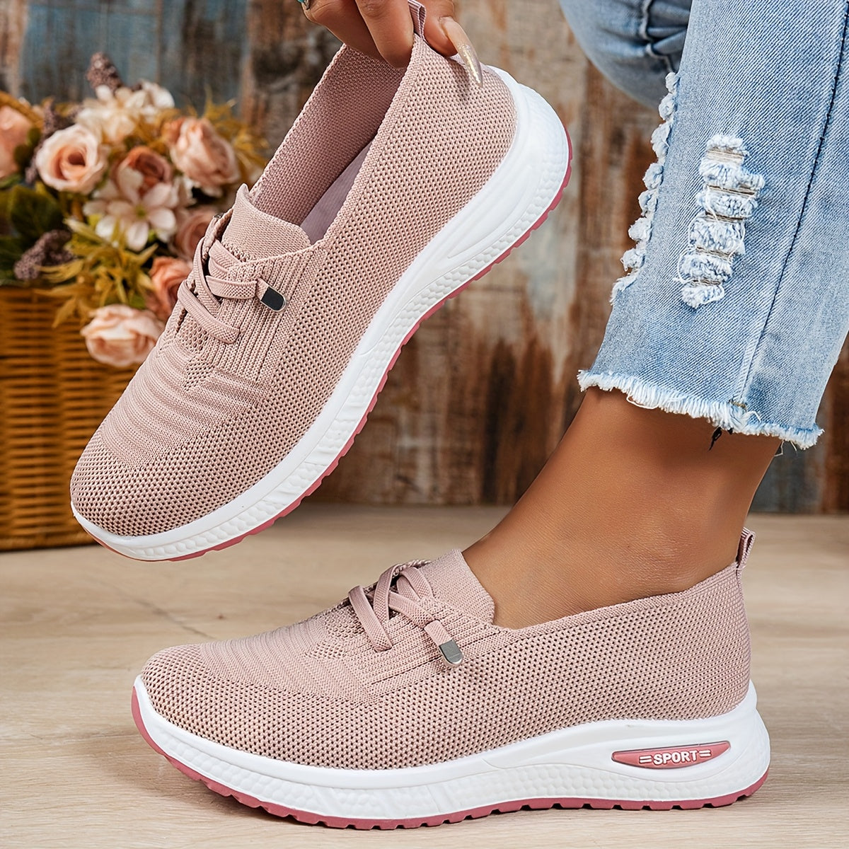 Tilda | Breathable Stretch-Knit Comfort Shoes