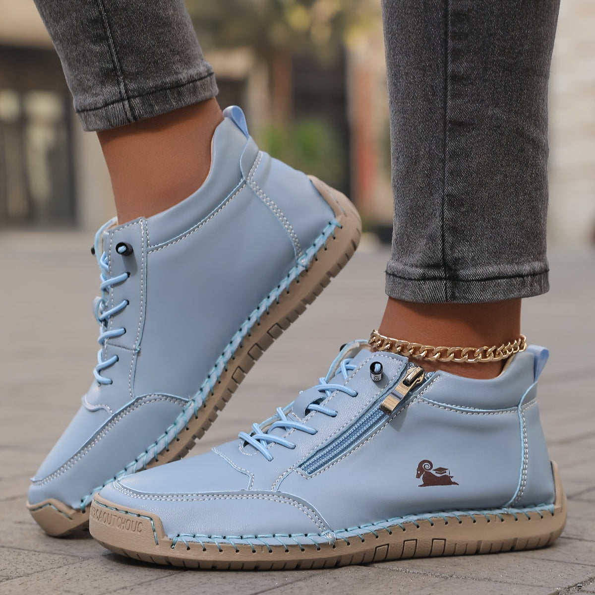 Peggy | Green Wide-Fit Comfort Sneakers