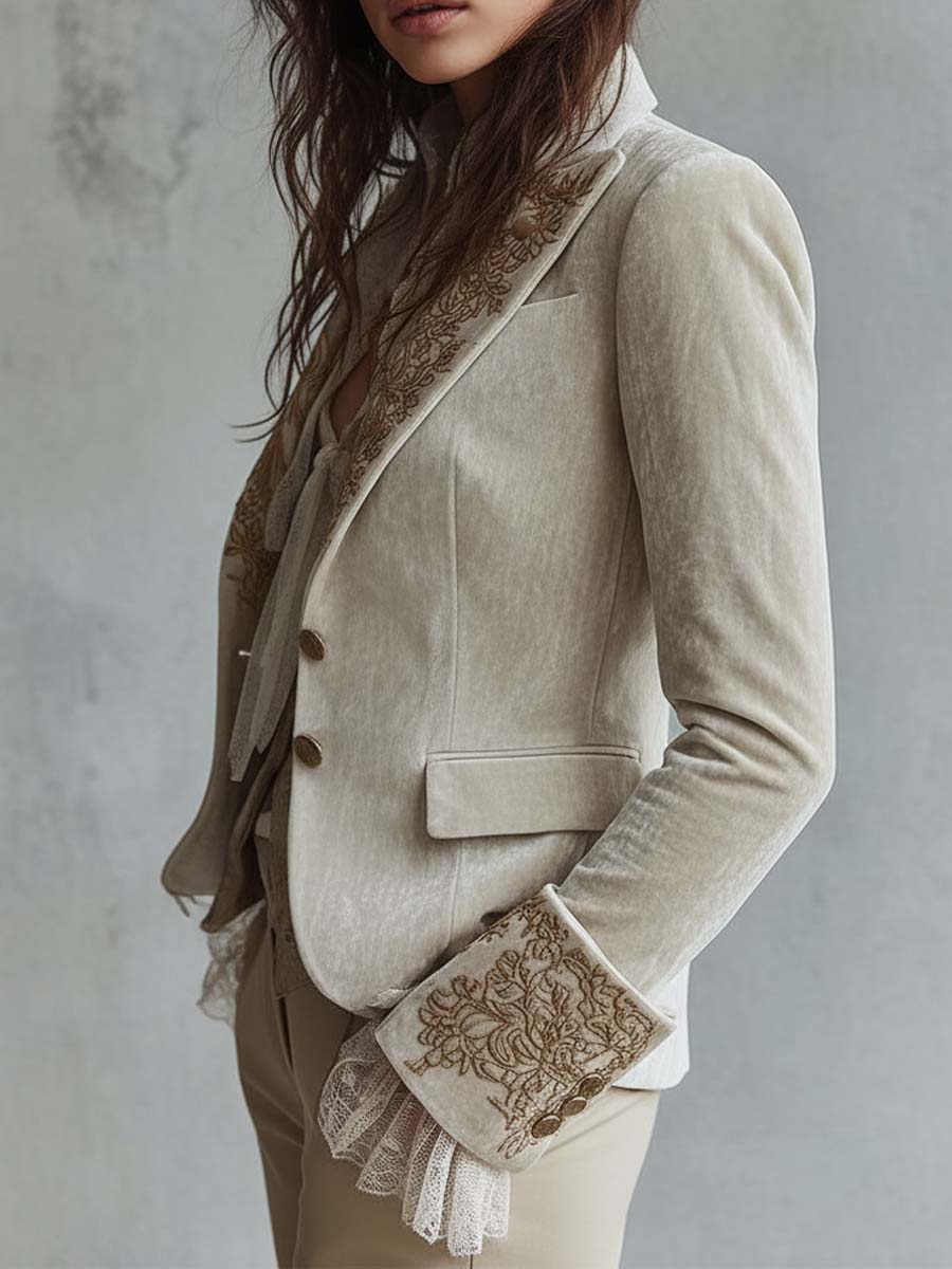 Mona | Embroidered Tailored Blazer