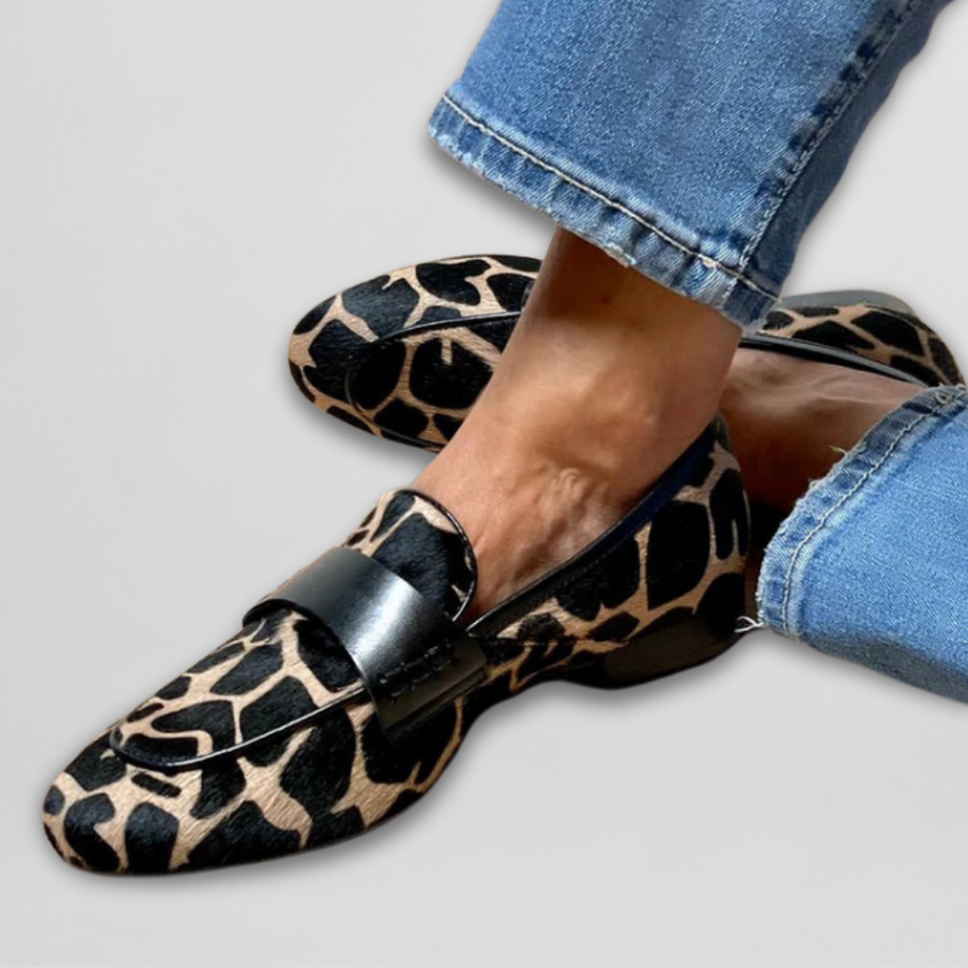 Katherine | Leopard Print Loafers