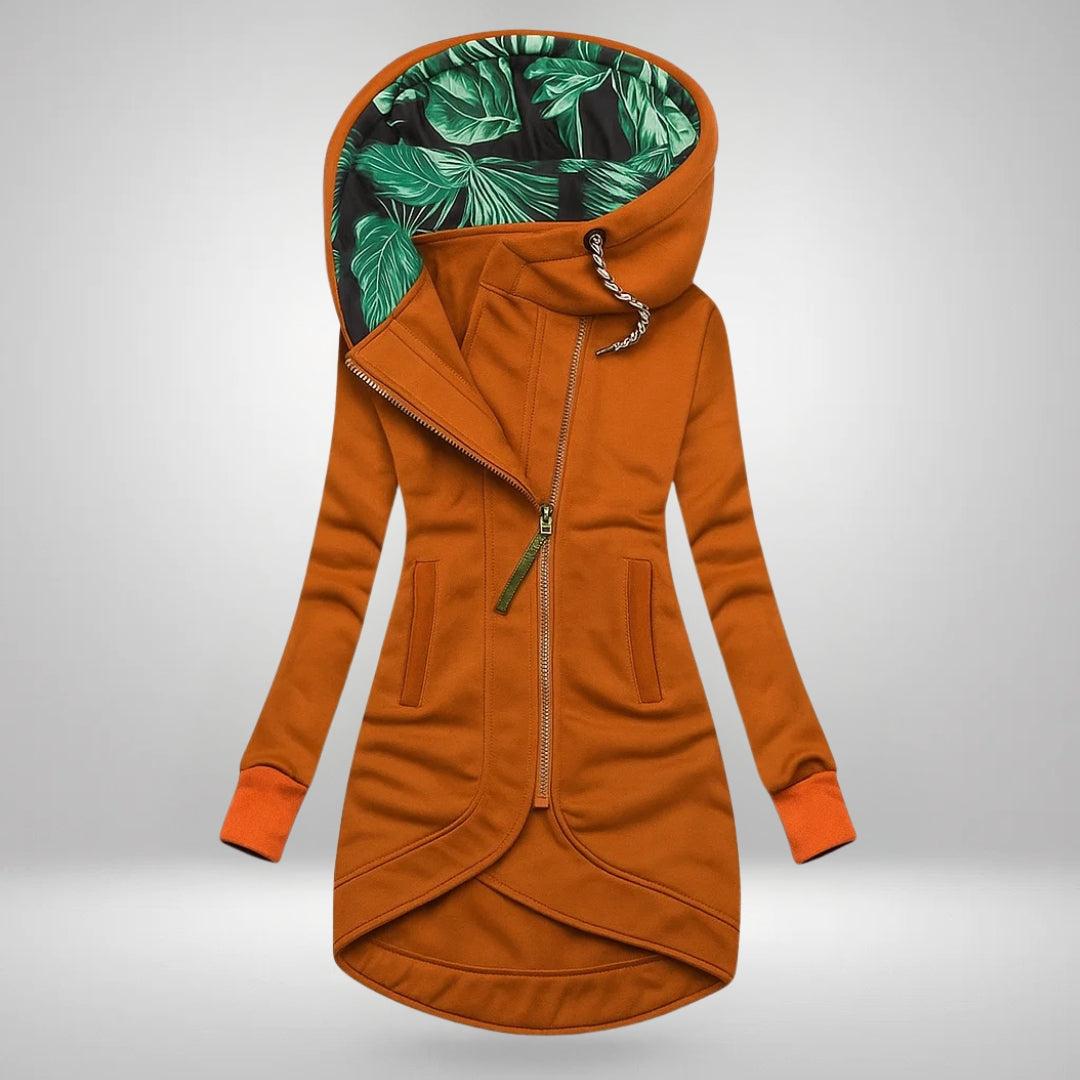 Beatrice | Hooded Quilted Long Jacket