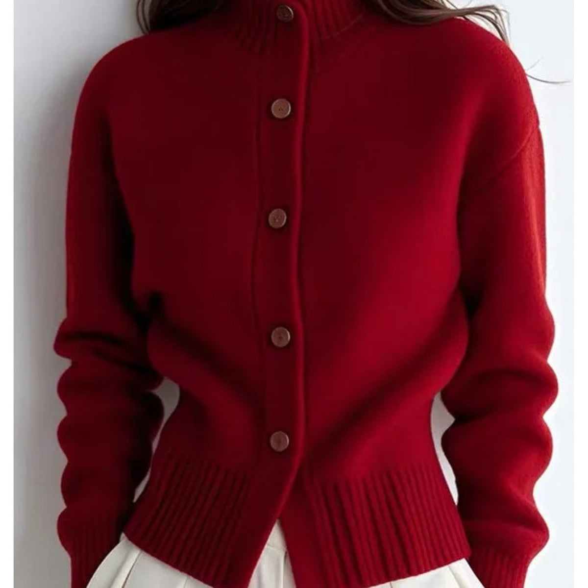 Pauline | Classic Button-Front Cardigan