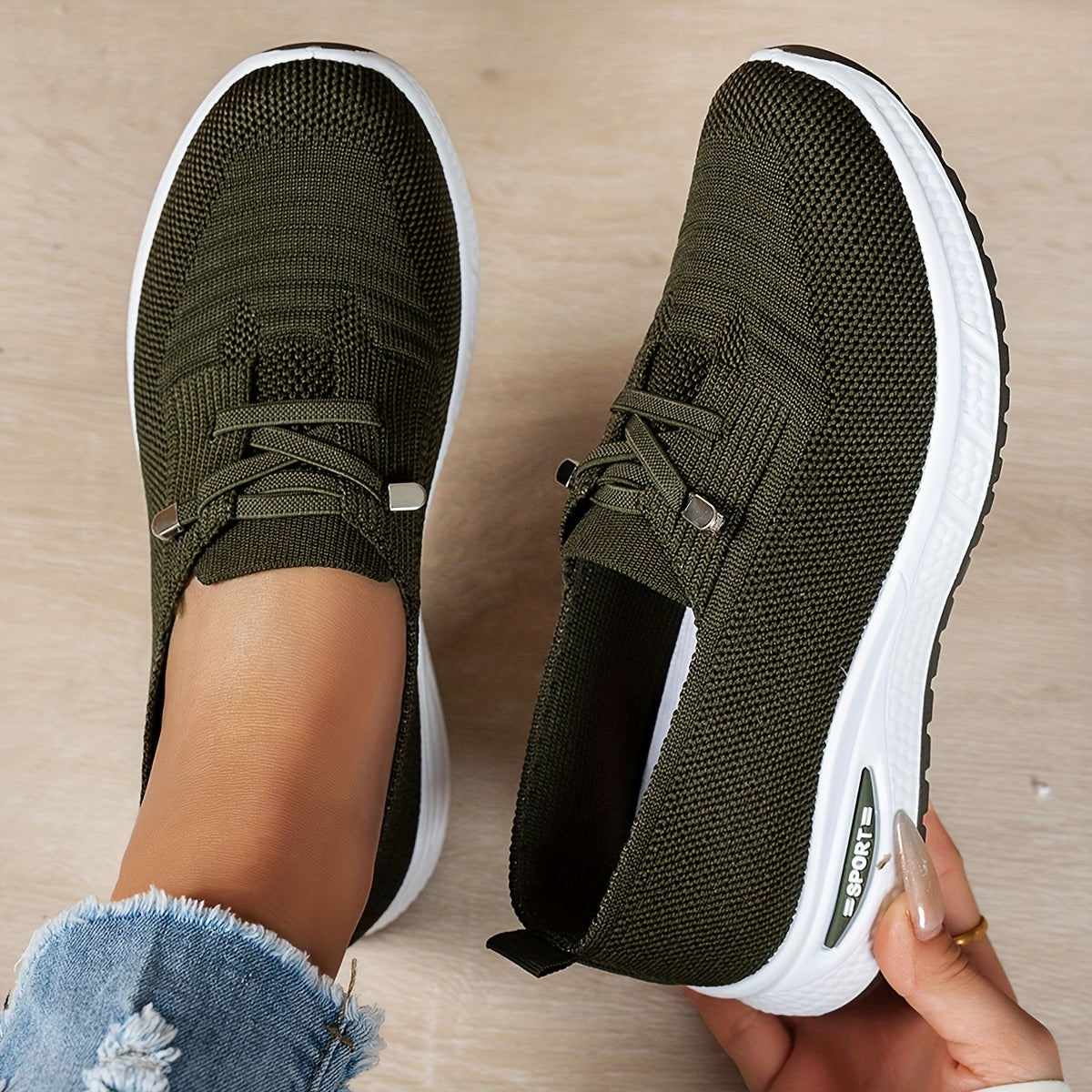 Tilda | Breathable Stretch-Knit Comfort Shoes
