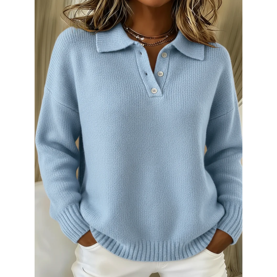 Kirsty | Cosy Polo-Collar Sweater