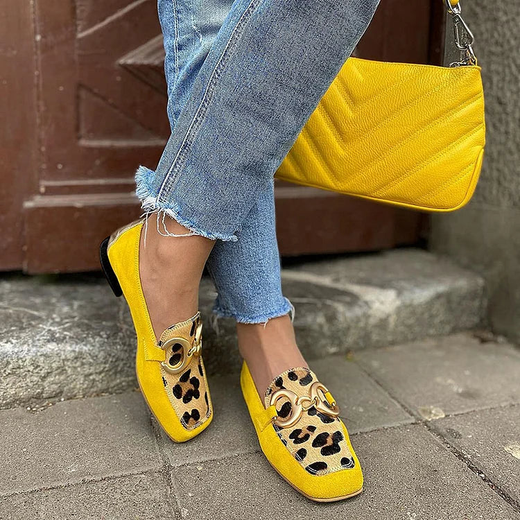 Prue | Animal Print Loafers