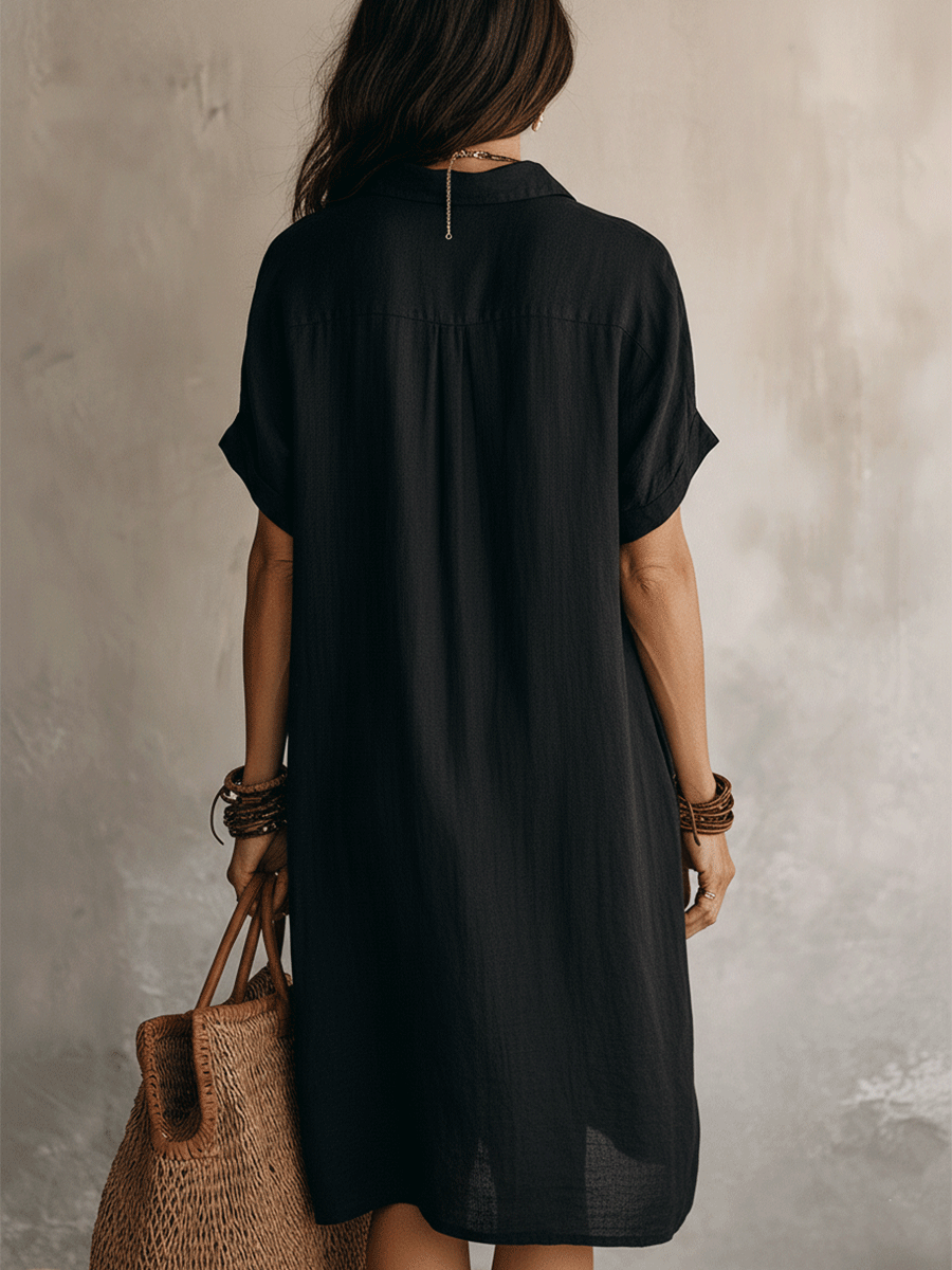 Kitty | Linen Midi Dress