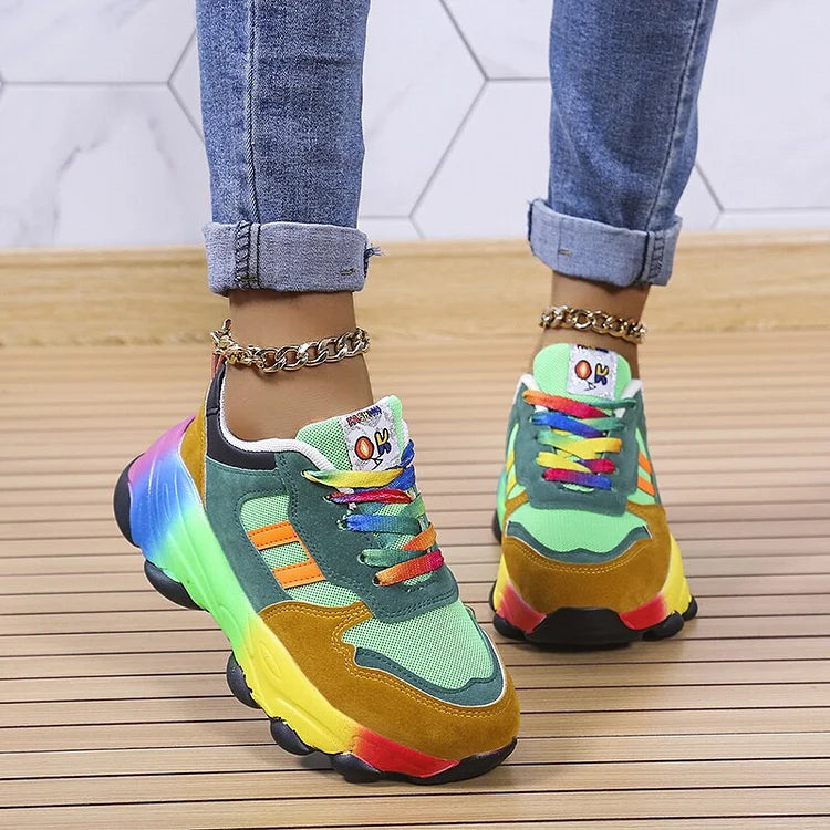 Maisie | Rainbow Comfort Sneakers
