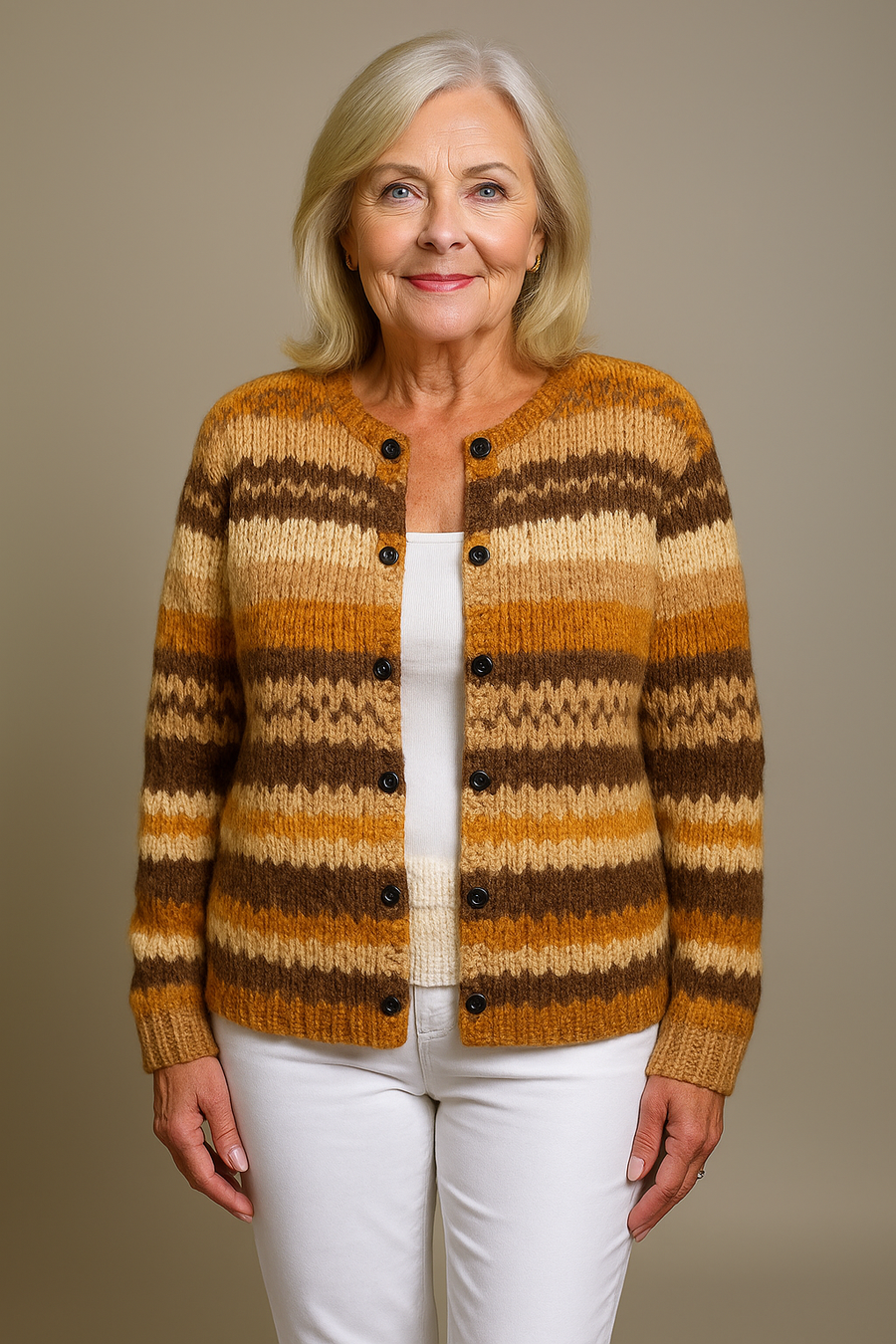 Tessa | Brown Cardigan
