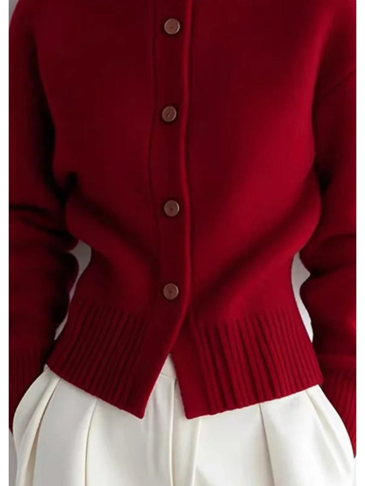 Pauline | Classic Button-Front Cardigan