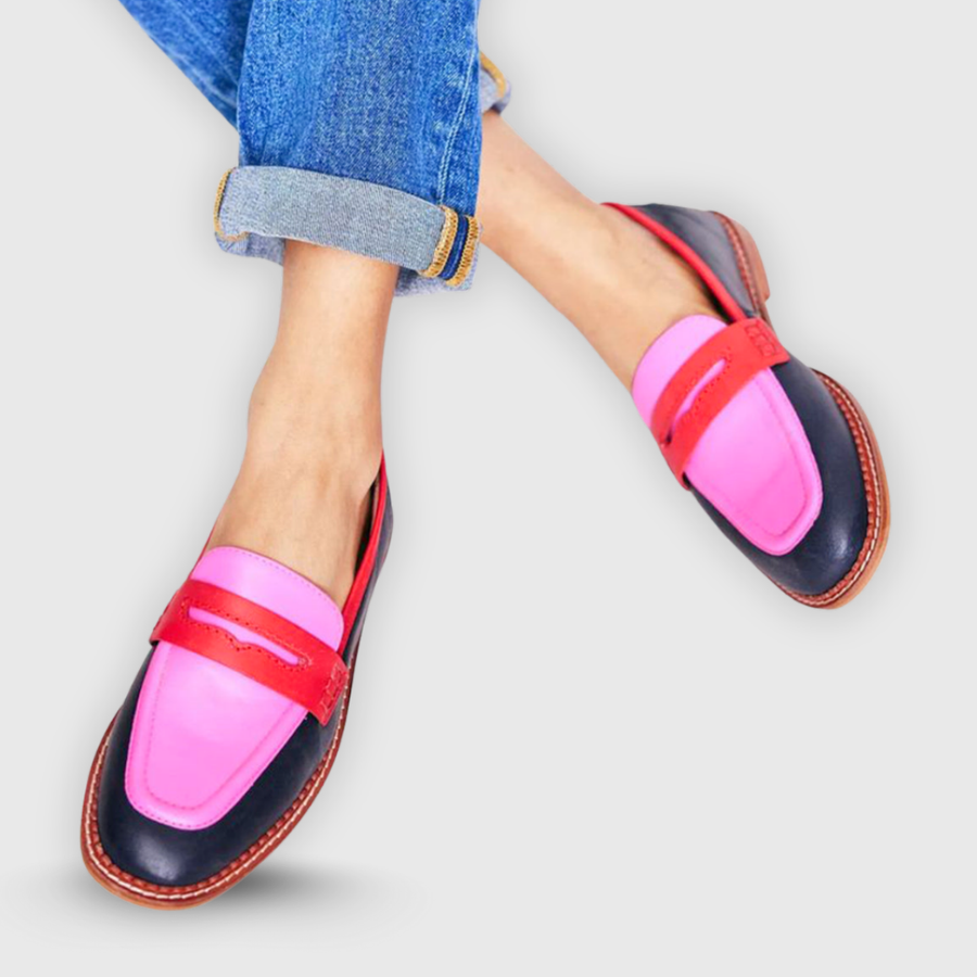Yvette | Contrast Moccasins