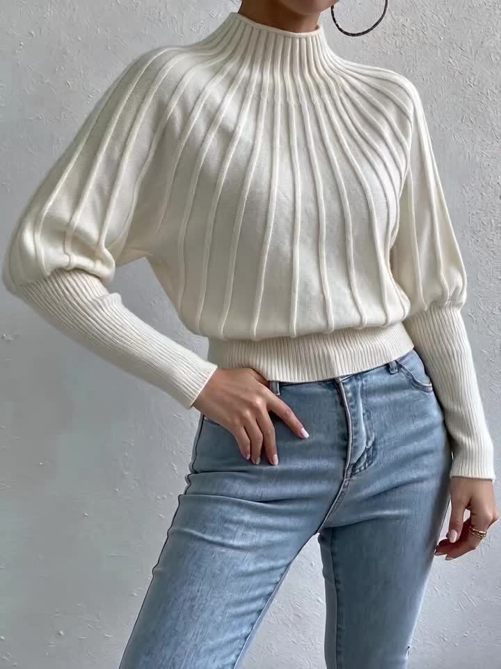 Luna | Ribbed Turtleneck Sweater