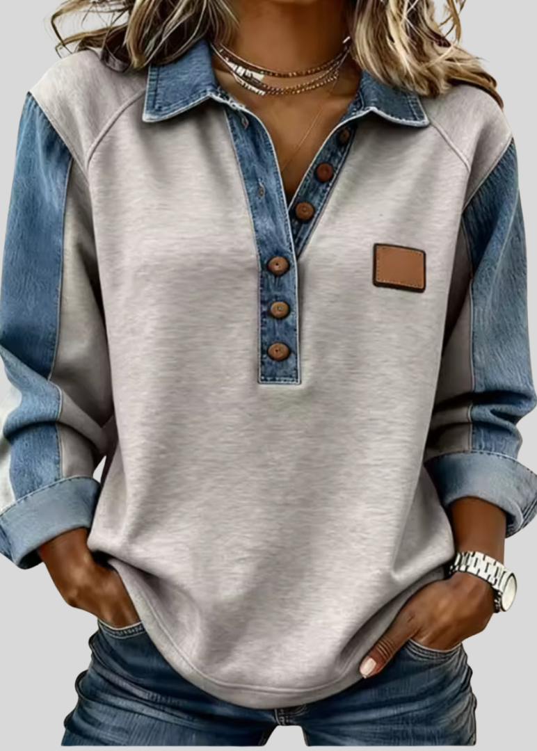 Tamsyn | Contrast Raglan Sleeve Pullover