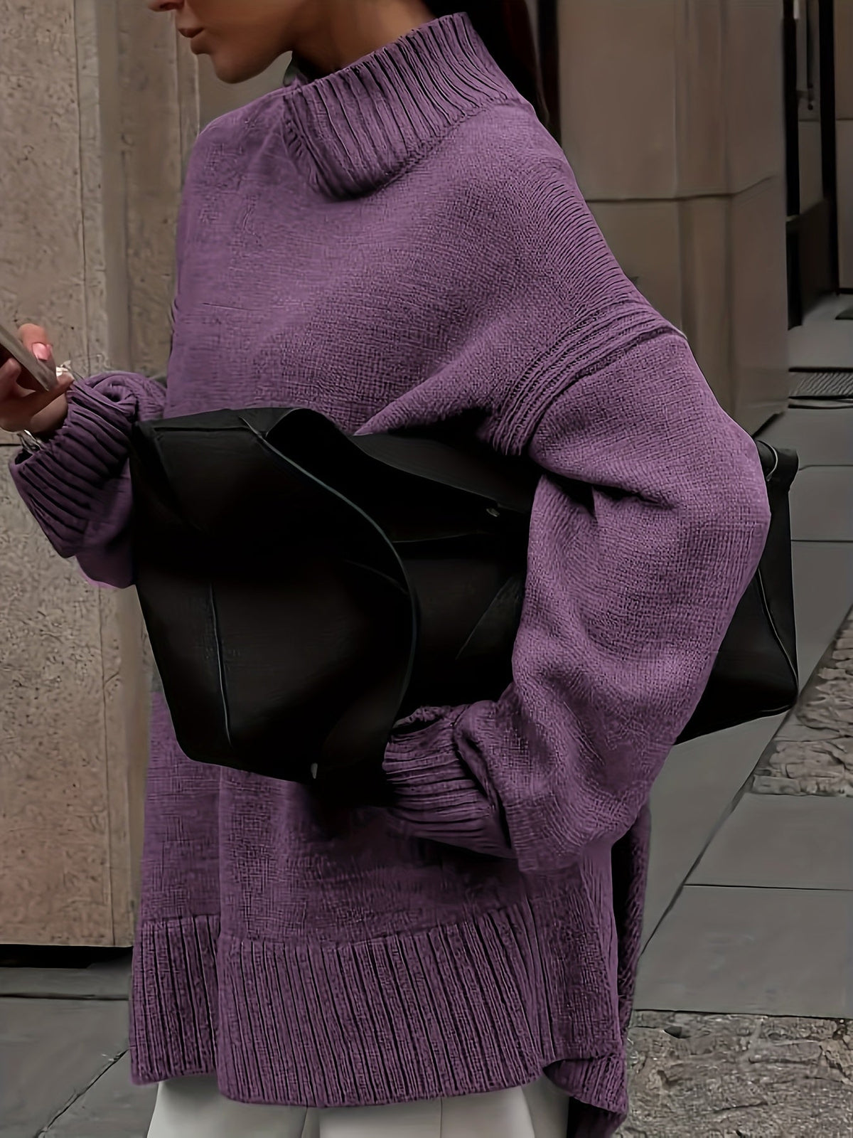 Daisy | Plus Size Turtleneck Sweater