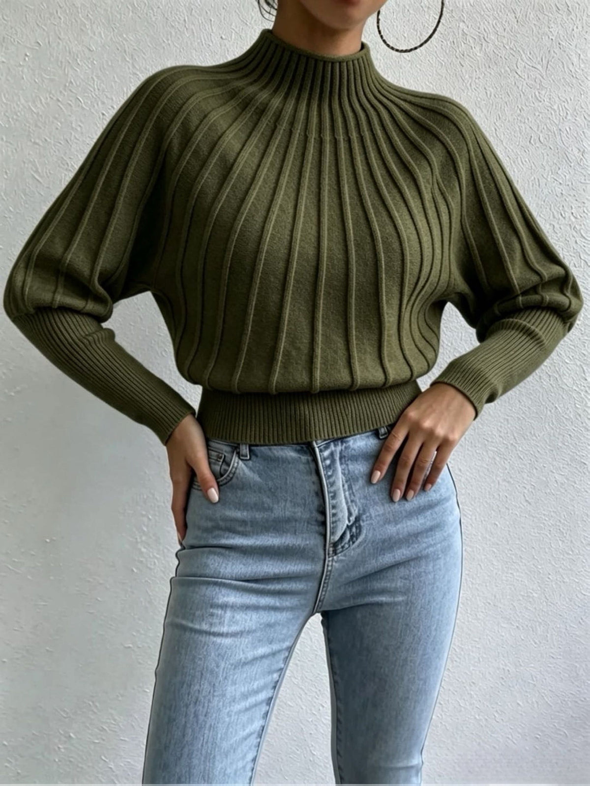 Luna | Ribbed Turtleneck Sweater