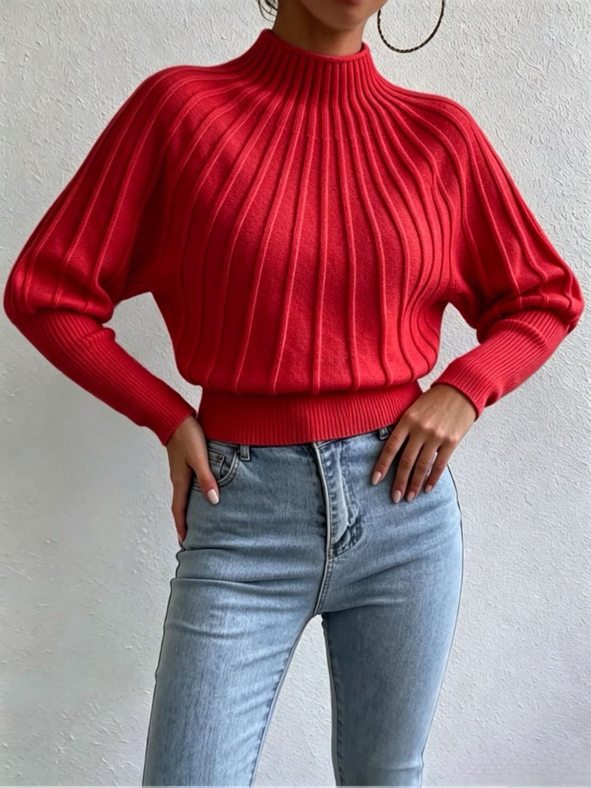 Luna | Ribbed Turtleneck Sweater