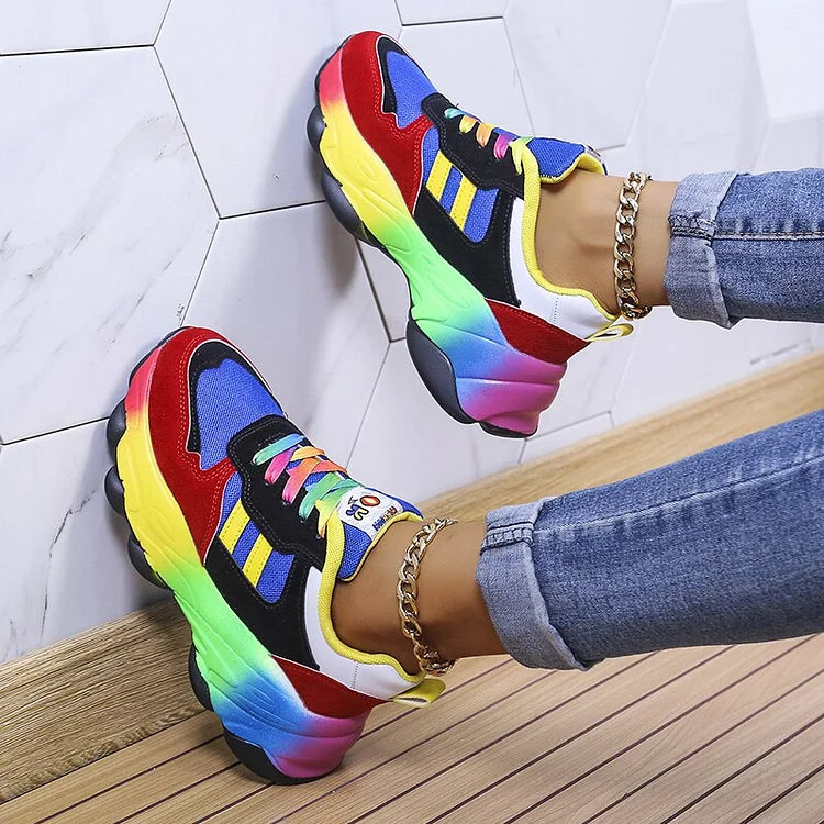 Maisie | Rainbow Comfort Sneakers