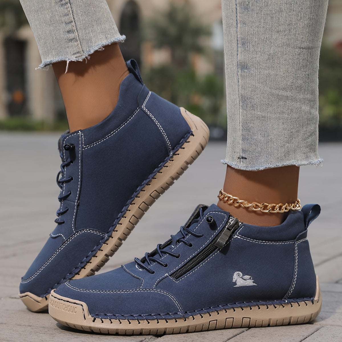 Peggy | Green Wide-Fit Comfort Sneakers