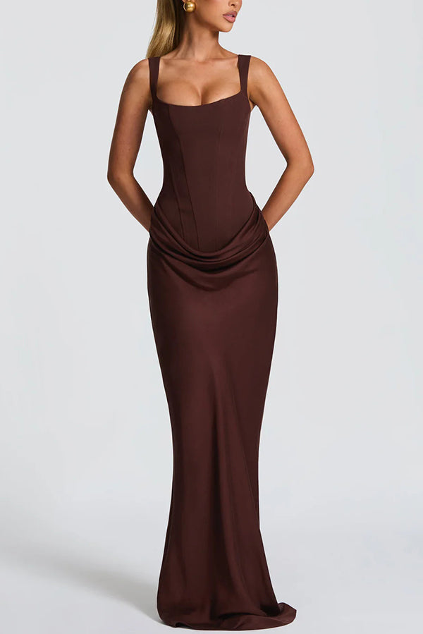 Camilla | Maxi Dress with Square Neckline