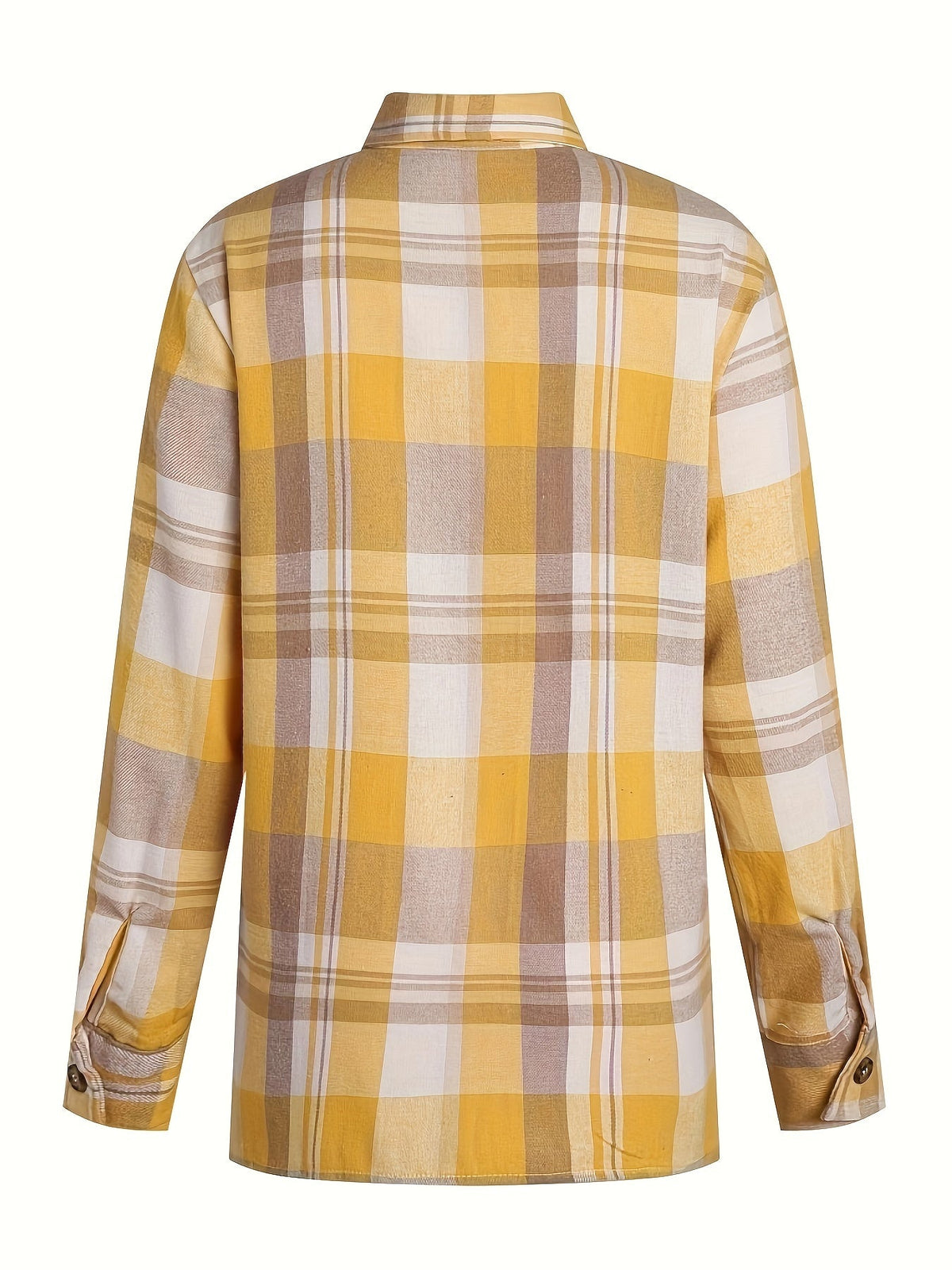 Daphne | Gingham Long-Sleeve Autumn Shirt