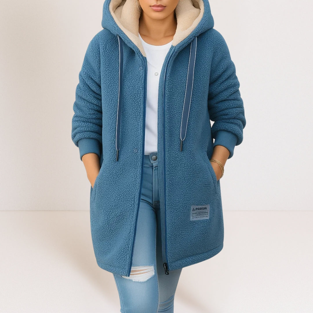 Lowenna | Cosy Hooded Zip Jacket