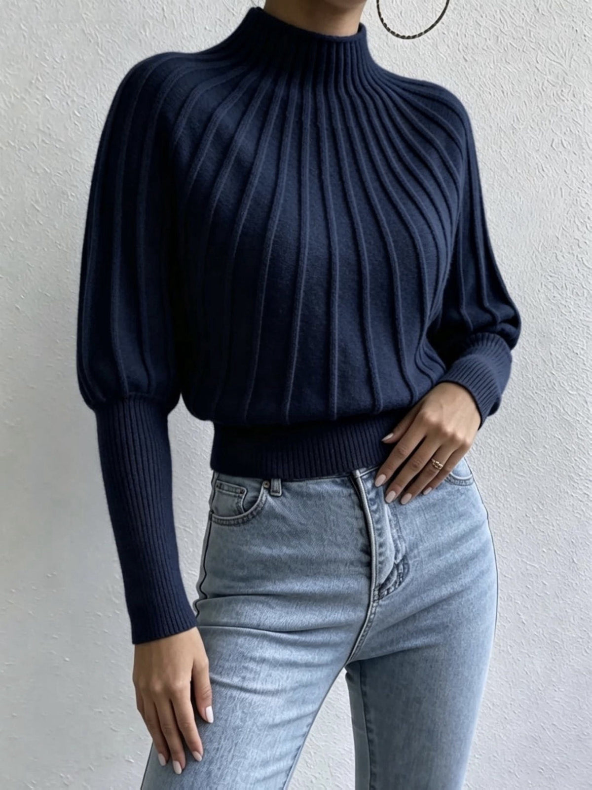 Luna | Ribbed Turtleneck Sweater