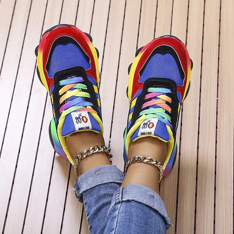 Maisie | Rainbow Comfort Sneakers