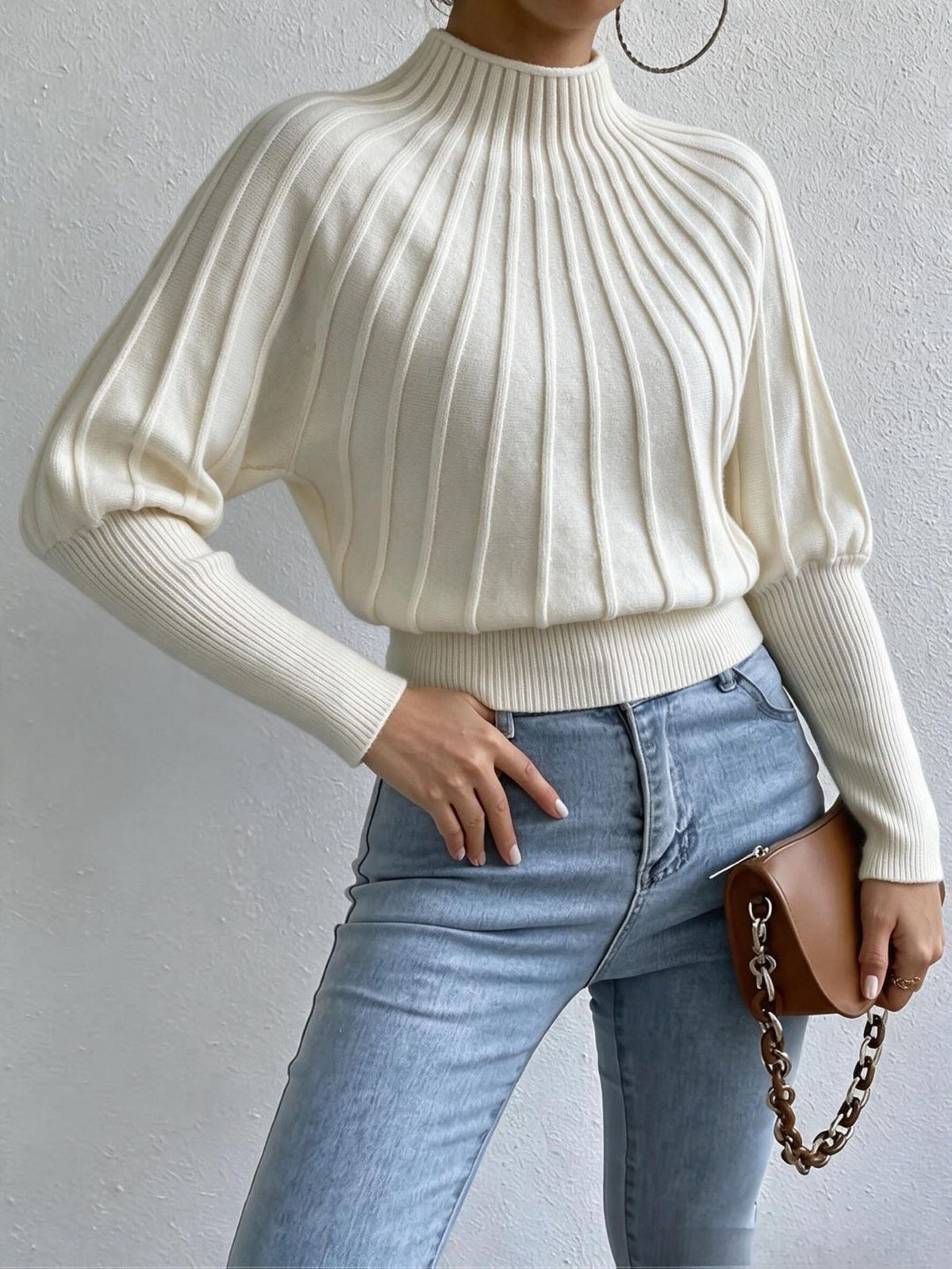 Luna | Ribbed Turtleneck Sweater