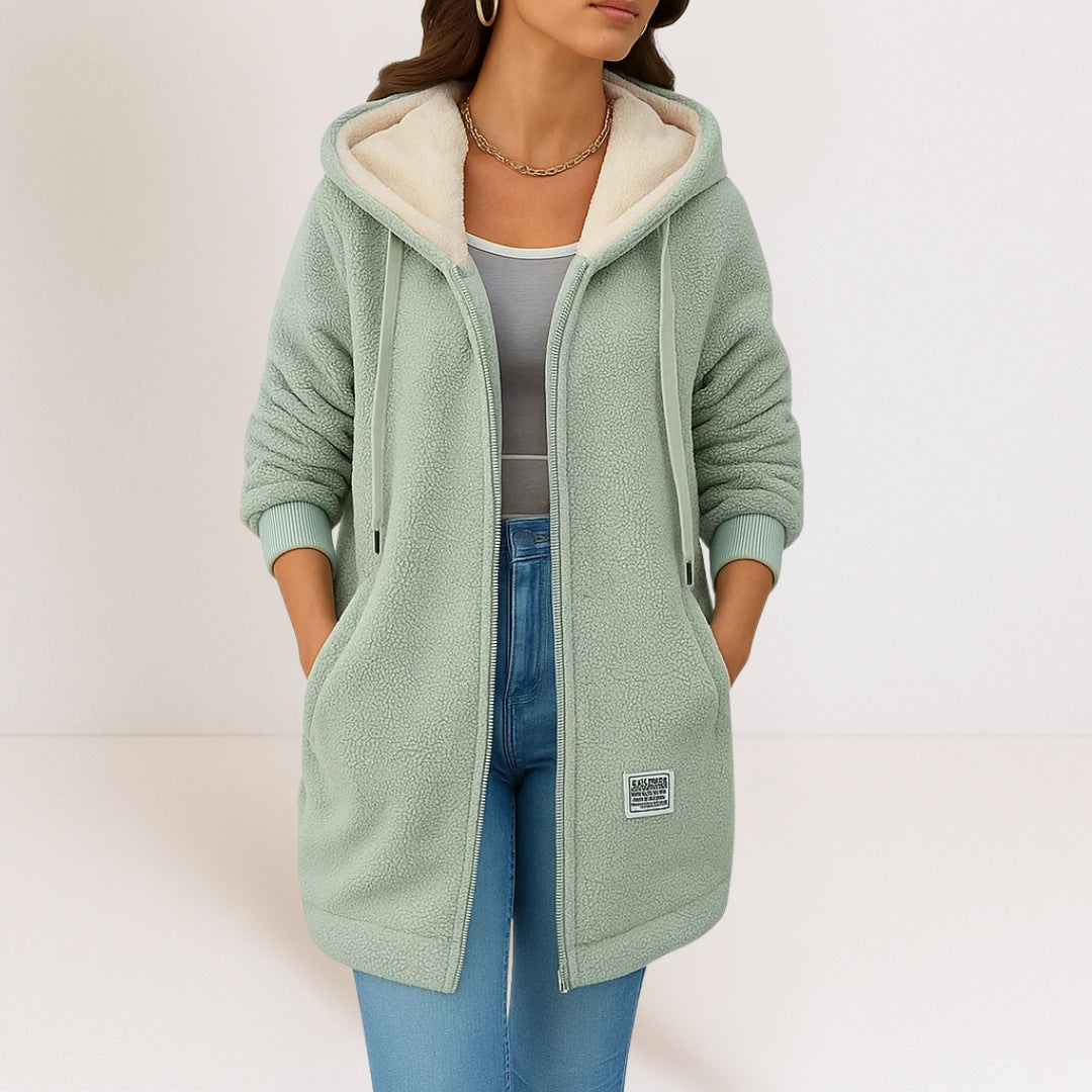 Lowenna | Cosy Hooded Zip Jacket