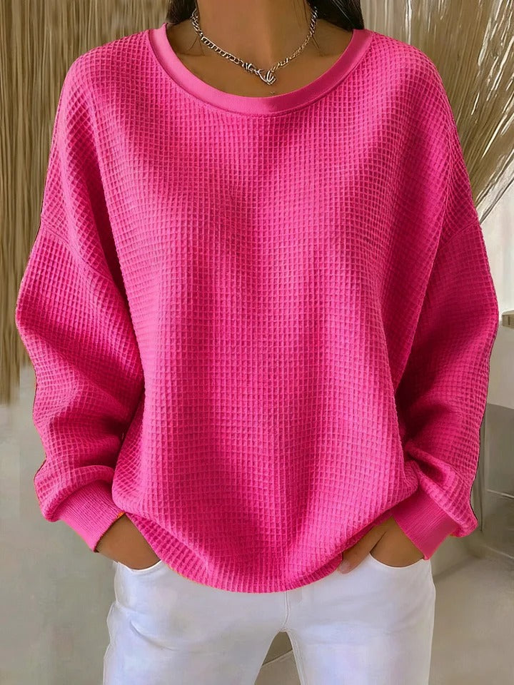 Frances | Classic Waffle Knit Sweater