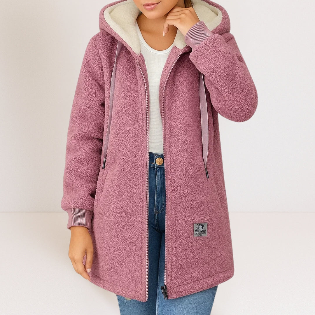 Lowenna | Cosy Hooded Zip Jacket