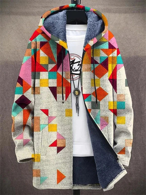 Mavis | Multicolour Art Statement Cardigan