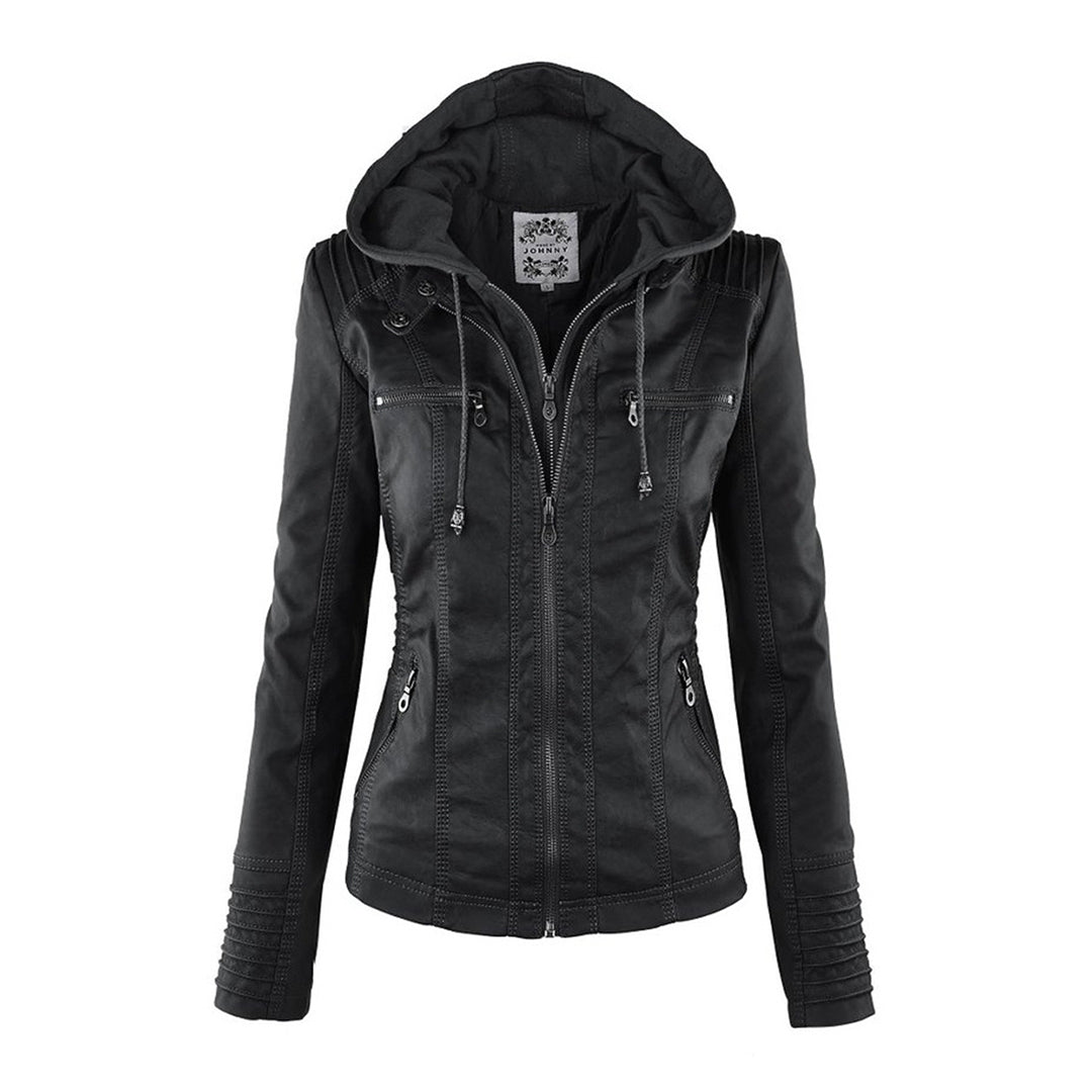 Keziah | Hooded Moto Jacket