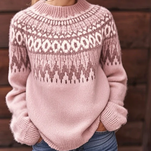 Mercy | Refined Shoulder Pattern Sweater