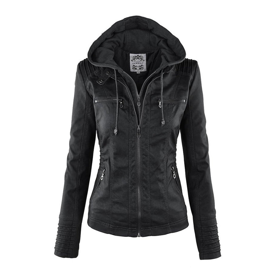 Keziah | Hooded Moto Jacket
