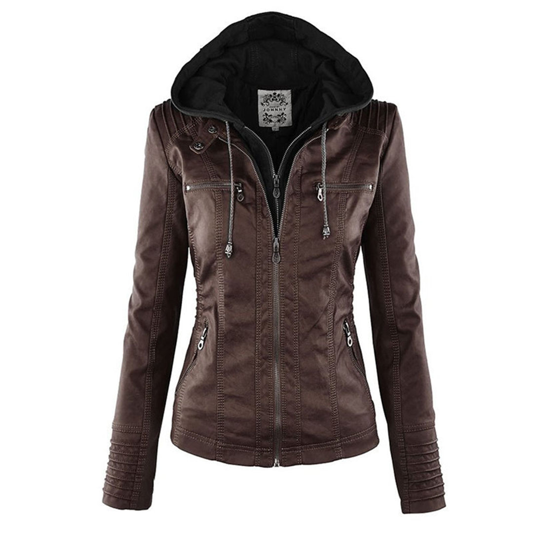 Keziah | Hooded Moto Jacket