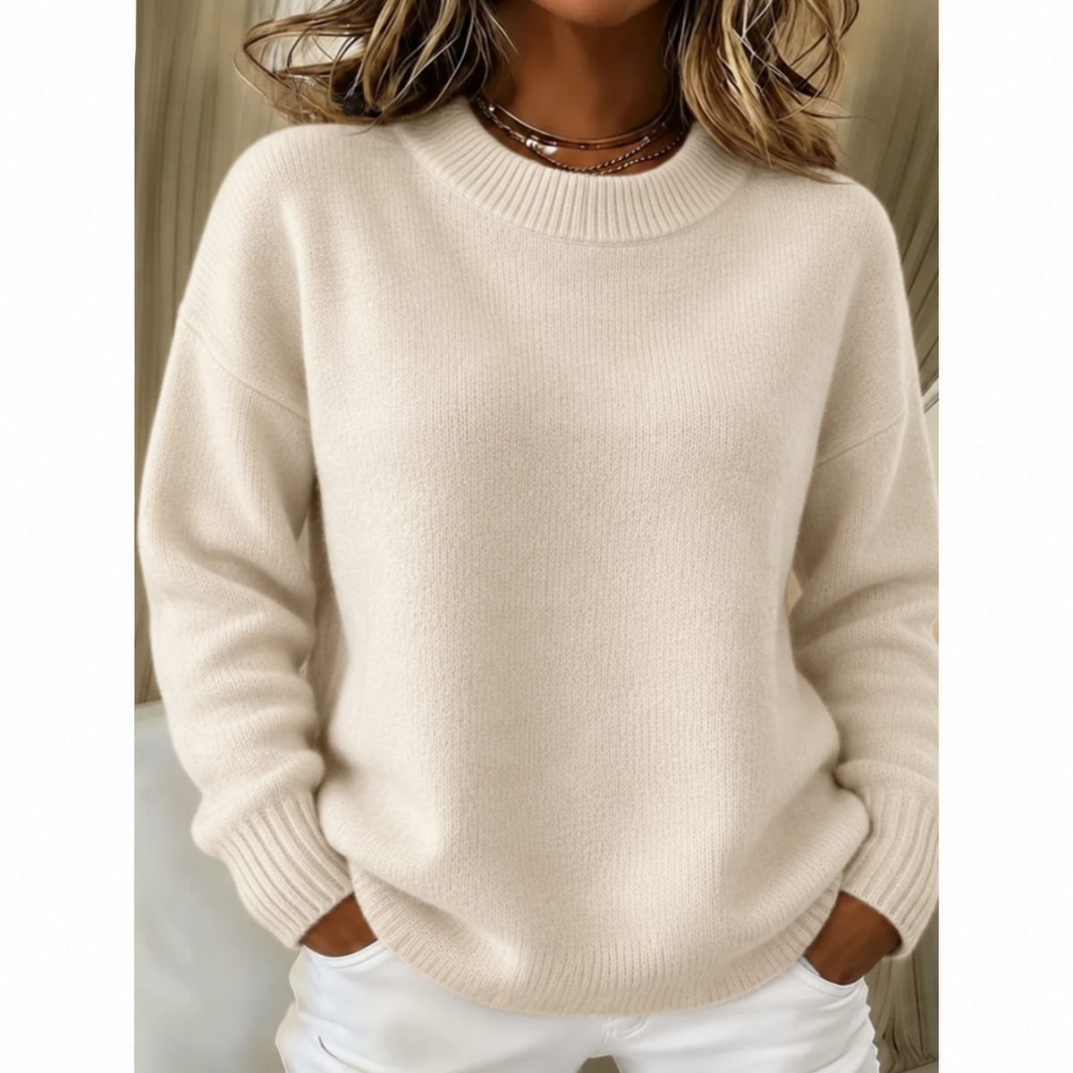 Bernice | Soft Stand-Collar Sweater