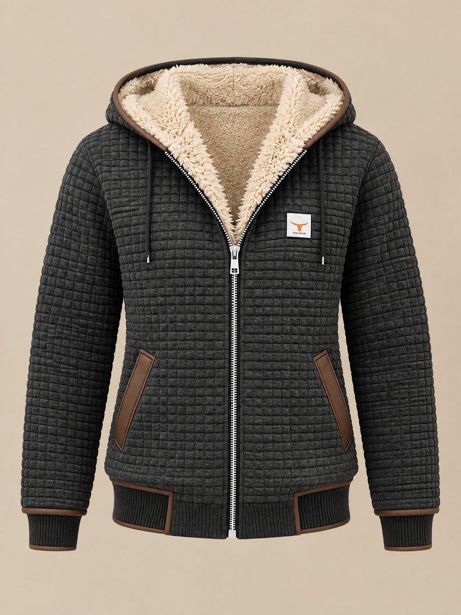 Marnie | Quilted Hooded Zip Jacket with Sherpa Lining