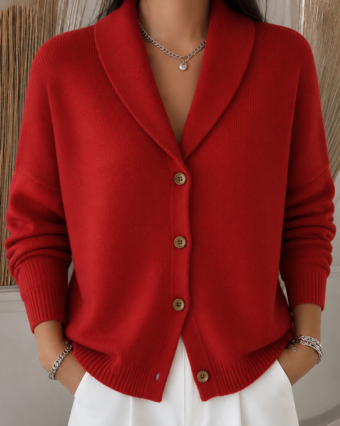 Dawn | Button-Collar Cardigan