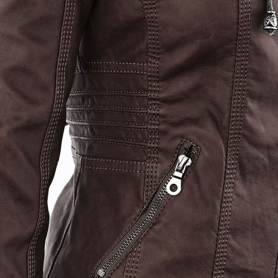 Keziah | Hooded Moto Jacket
