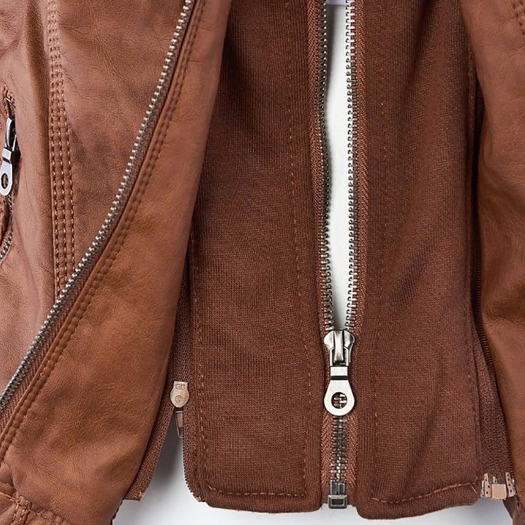 Keziah | Hooded Moto Jacket