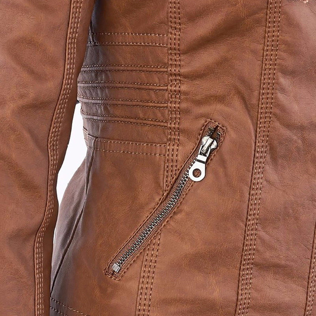Keziah | Hooded Moto Jacket