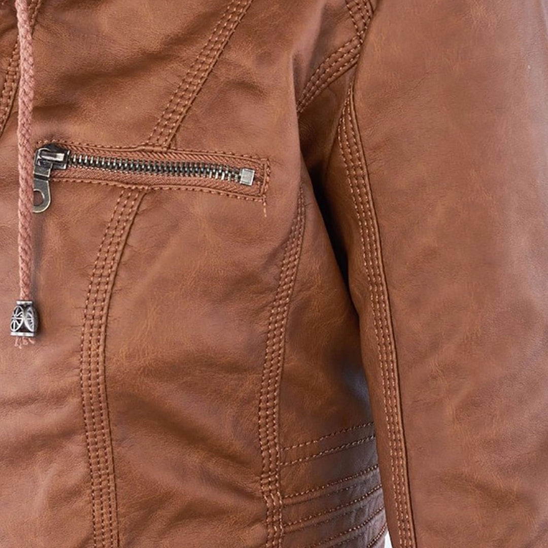 Keziah | Hooded Moto Jacket