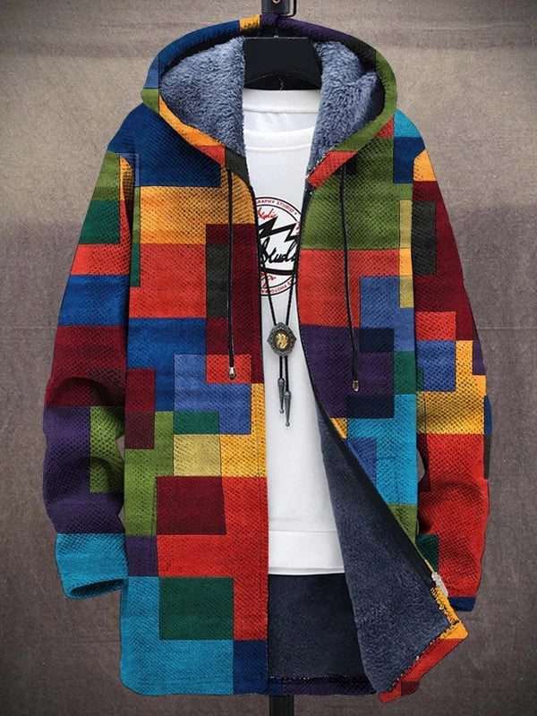 Thelma | Rainbow Retro Cat Print Cardigan