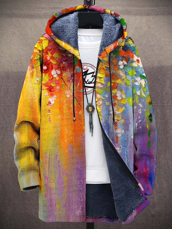 Thelma | Rainbow Retro Cat Print Cardigan