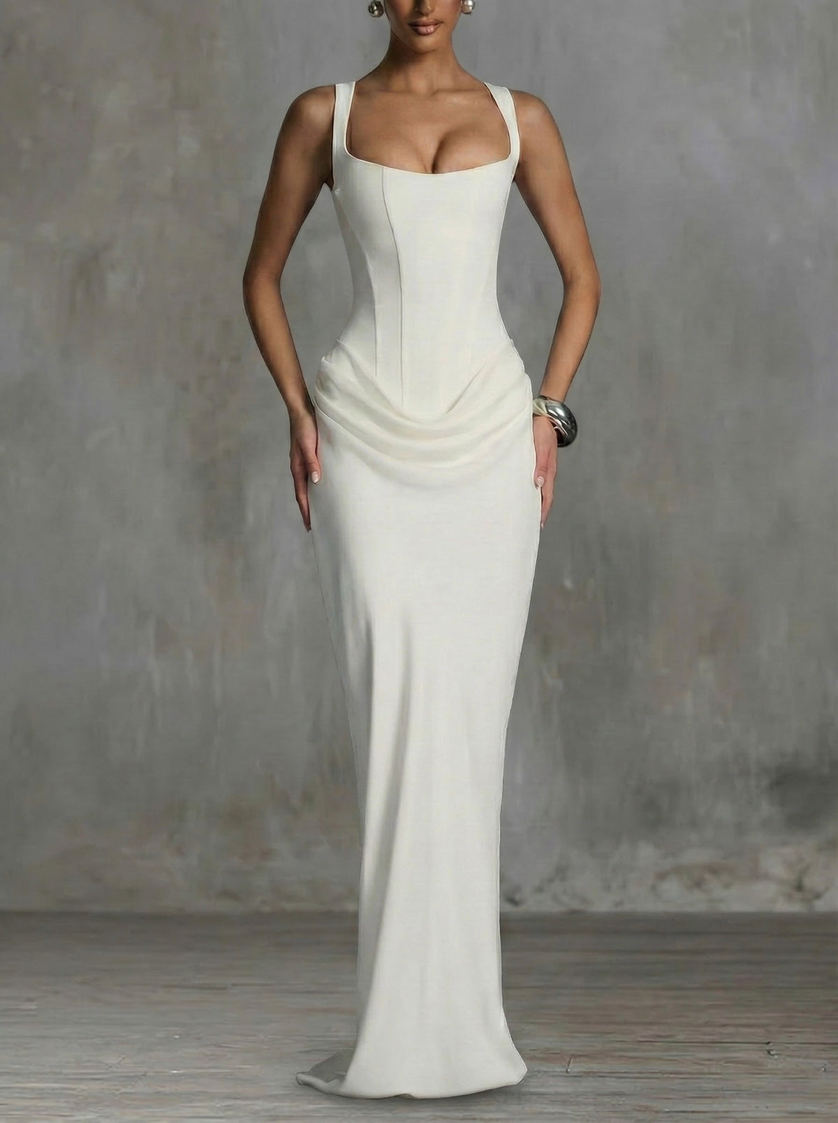 Camilla | Maxi Dress with Square Neckline