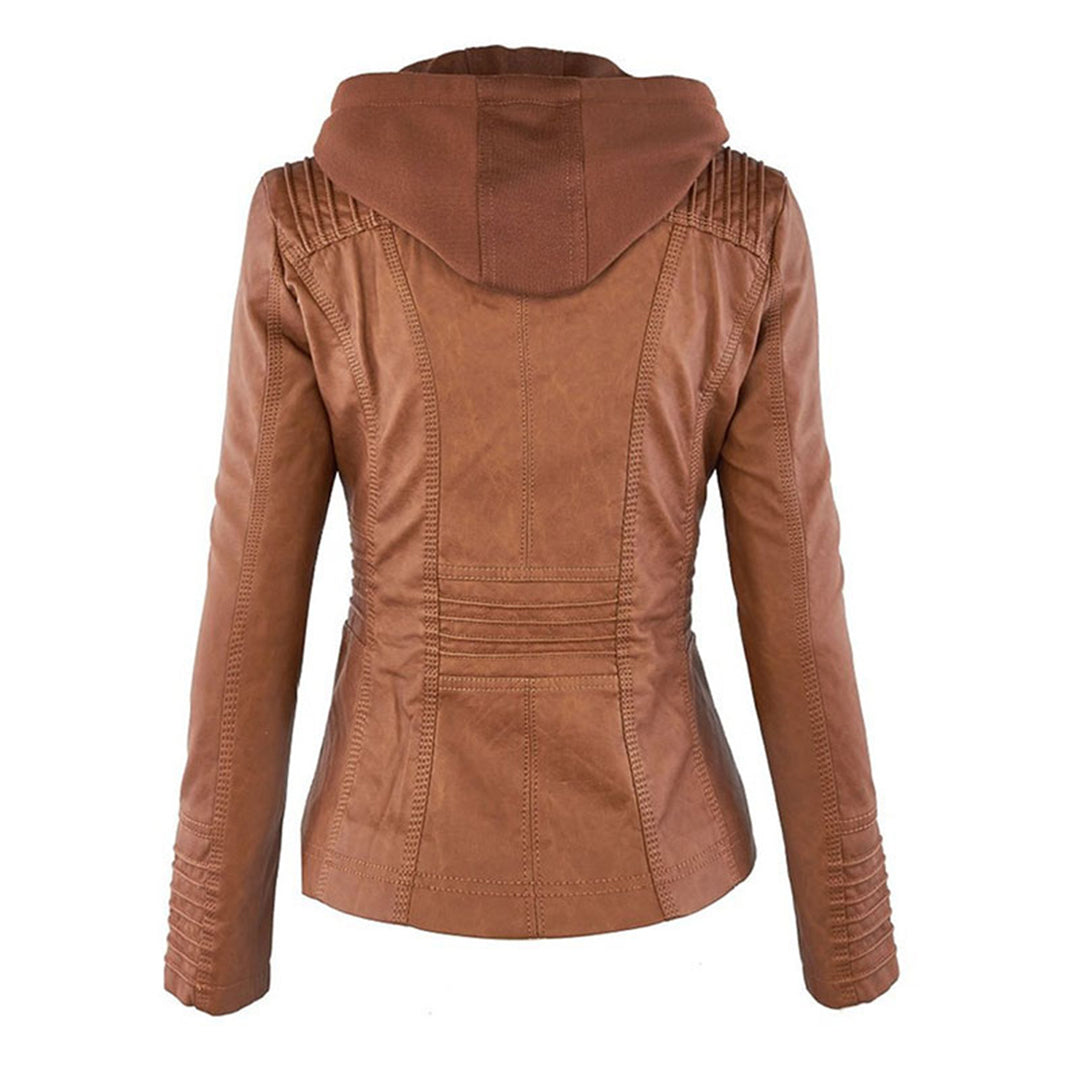 Keziah | Hooded Moto Jacket