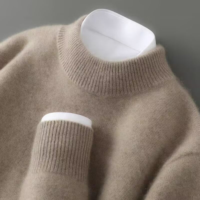 Isabella | Cashmere Mock Neck Sweater