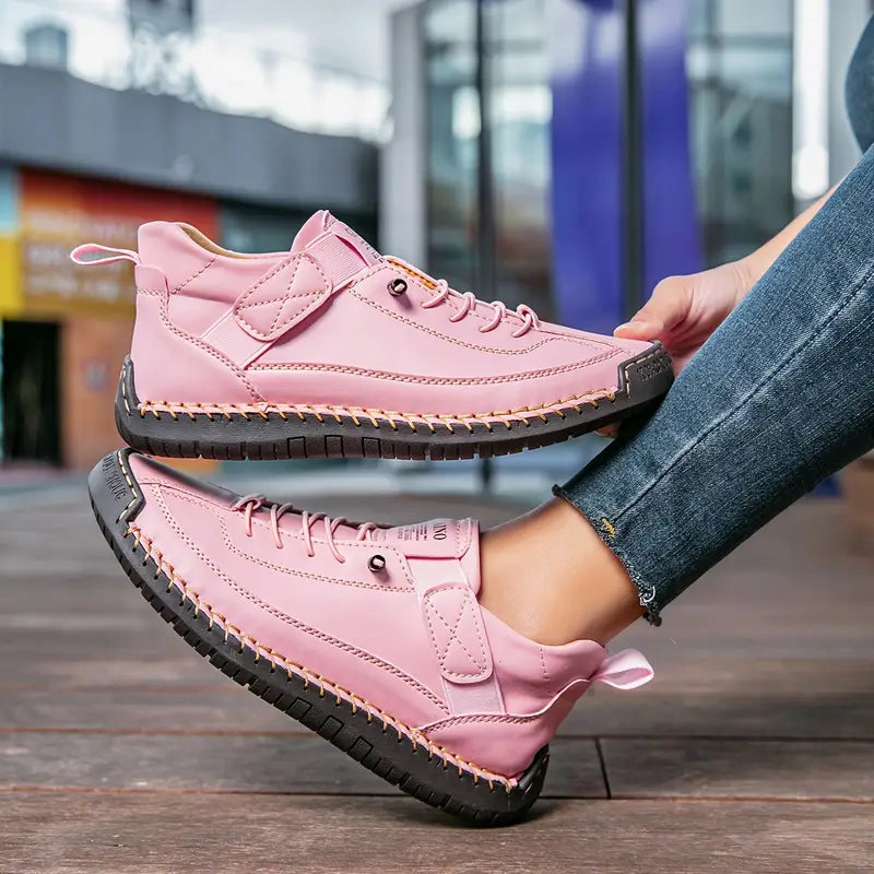 Bonnie | Pink Ergonomic Slip-On Sneakers