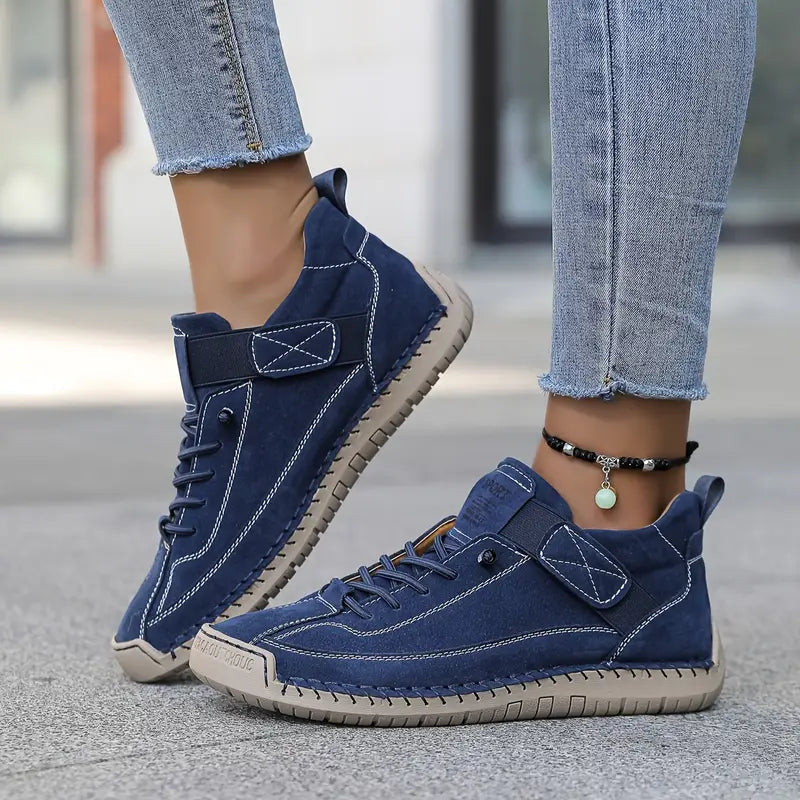 Dolly | Blue Supportive Slip-On Sneakers