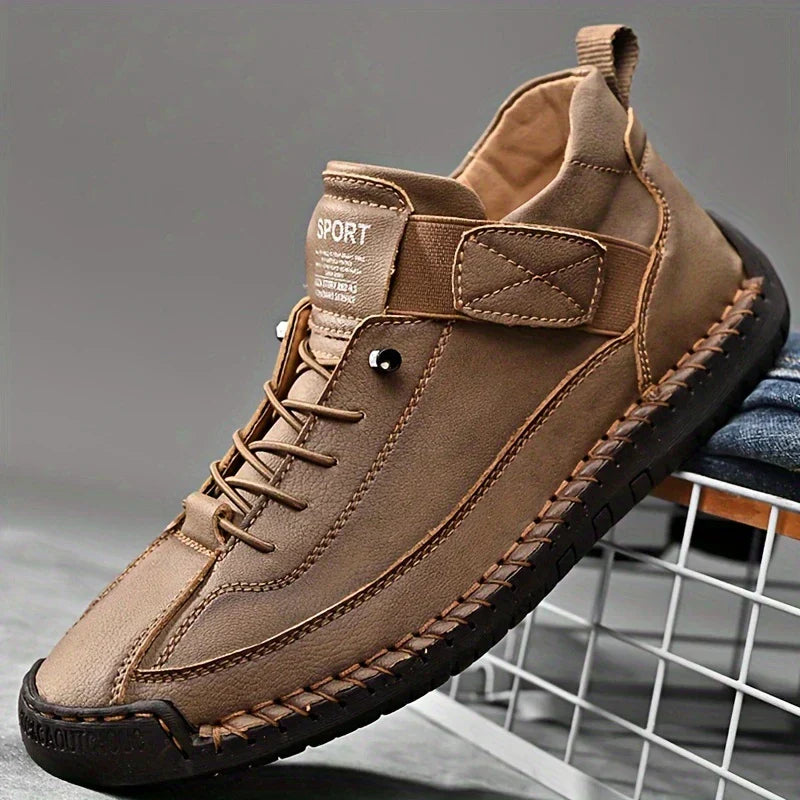 Connie | Khaki Ergonomic Slip-On Sneakers